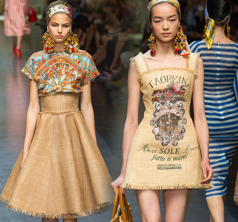 Dolce And Gabbana Spring 13 Pattern Observer