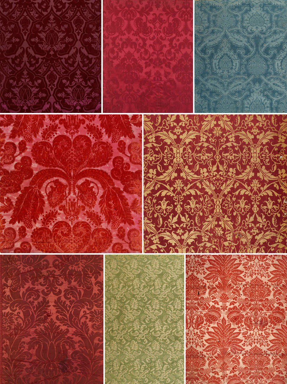 History of Surface Design Damask Pattern Observer