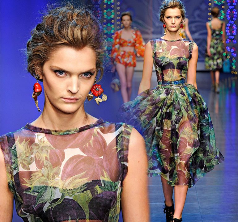 Dolce and Gabbana Spring 2012 - Pattern Observer