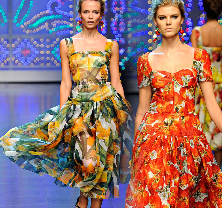 Dolce and Gabbana Spring 2012 - Pattern Observer