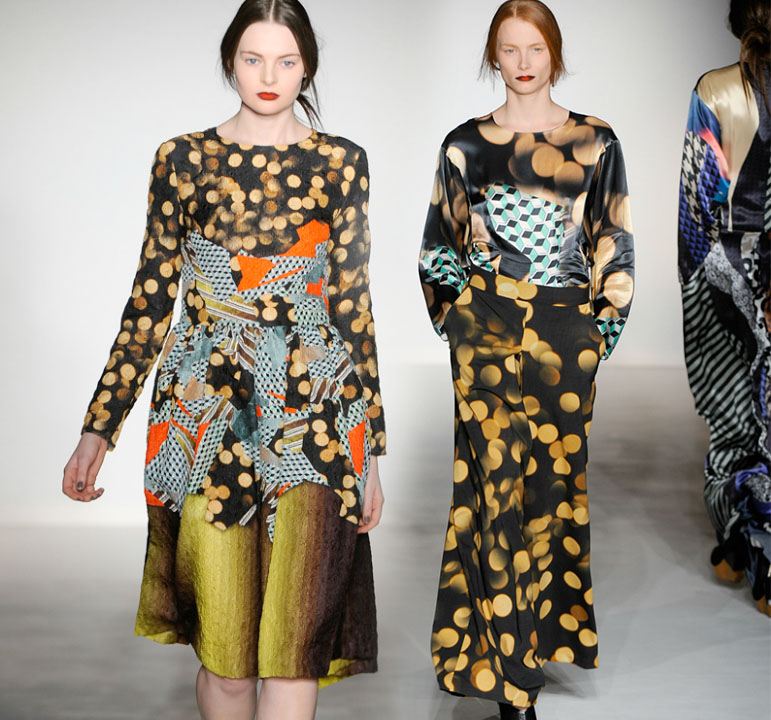 Print collages @ Basso & Brooke Fall '13 - Pattern Observer