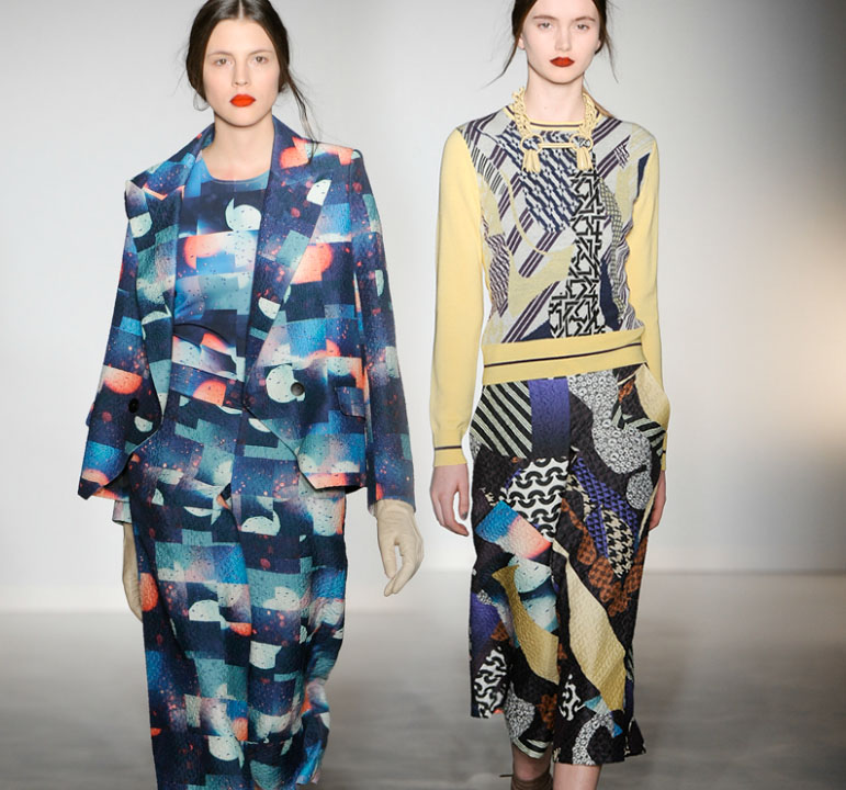 Print collages @ Basso & Brooke Fall '13 - Pattern Observer
