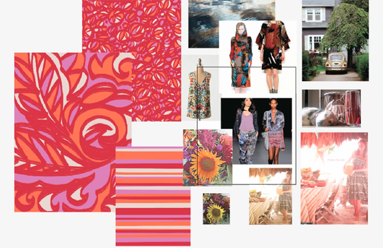 textile design portfolio presentation