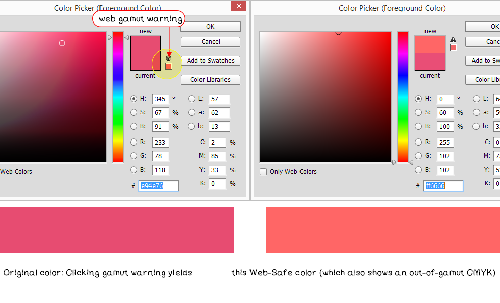 view photoshop in cmyk print colors