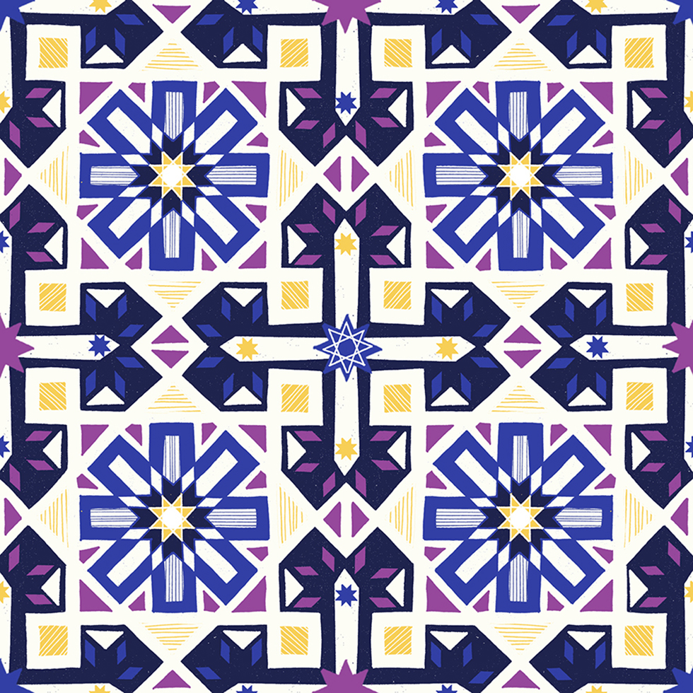 Morocco - Star Square Tile