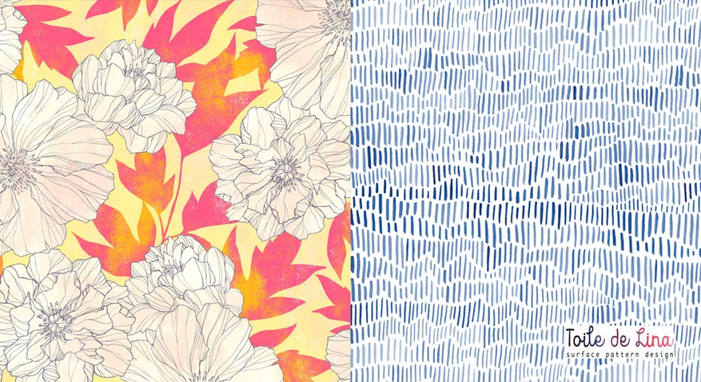 (L) Pattern by Elena Skvirskaya (R) Pattern by Lina Thuresson