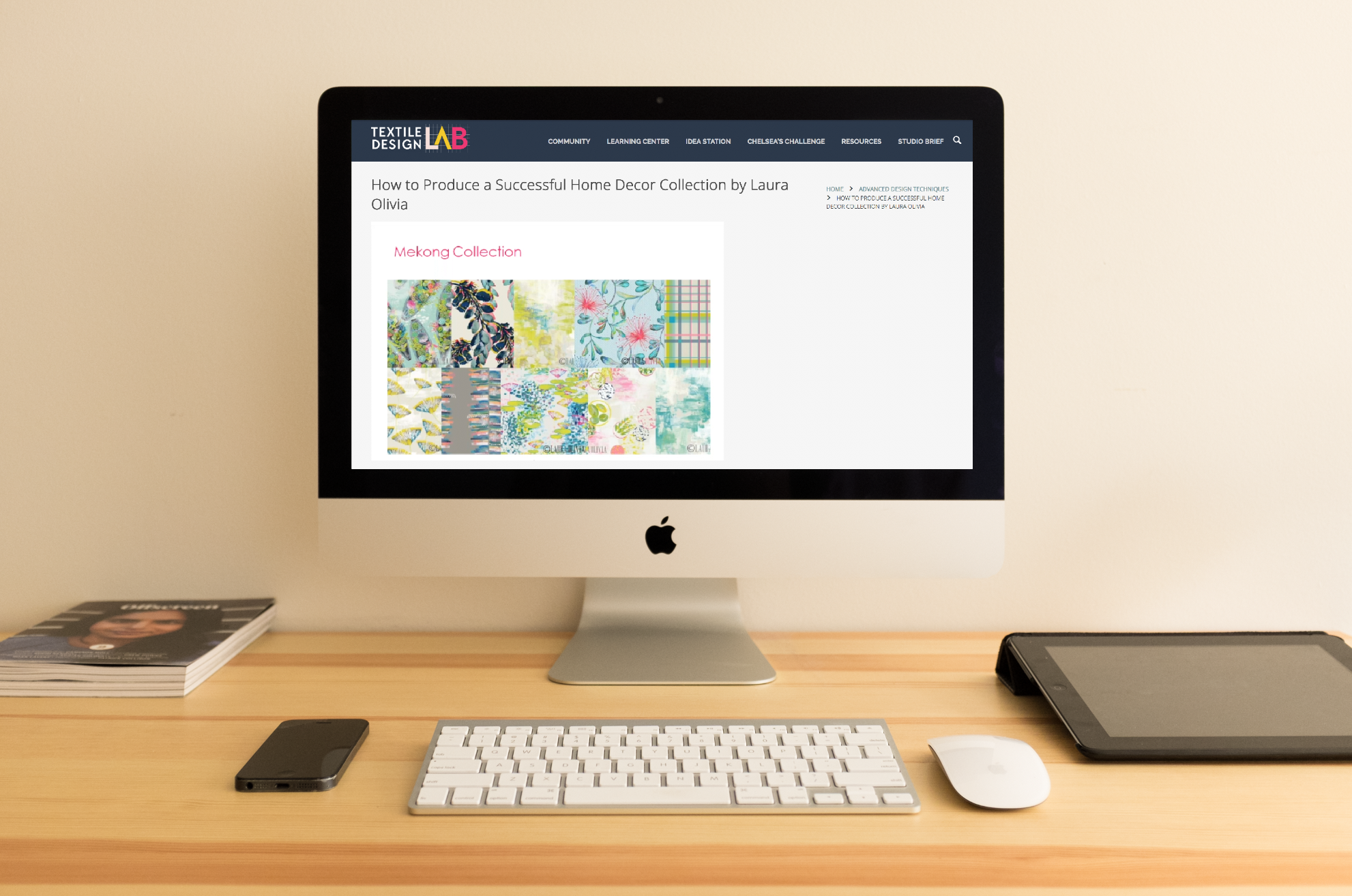 October in the Textile Design Lab - Pattern Observer