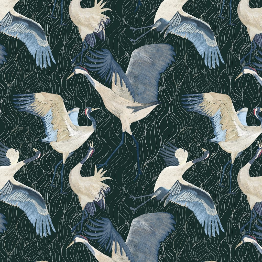 Romantic Textile Designs by Nina Leth