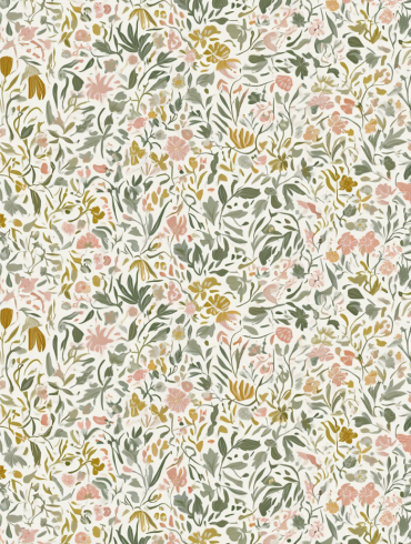 Evolved cottagecore floral surface pattern design for art licensing guide